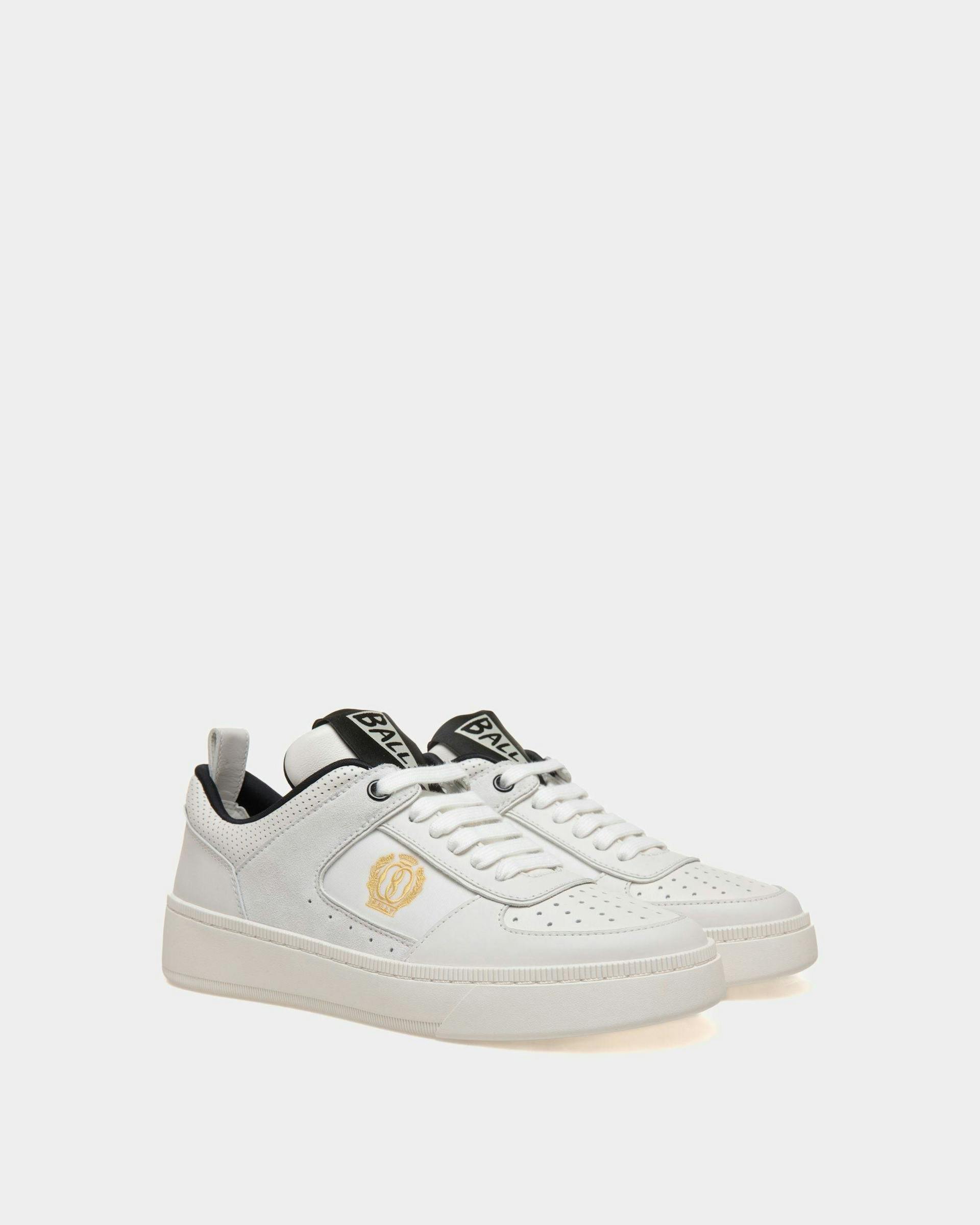 Raise | Women's Sneaker in White And Black Leather | Bally