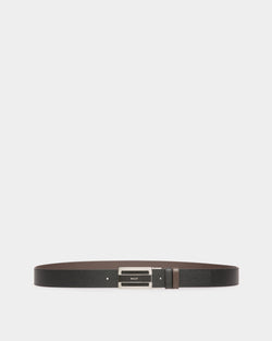Fabazia Leather 35mm Belt In Black & Brown