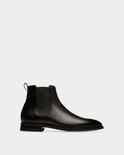 Scribe Novo Booties In Black Leather