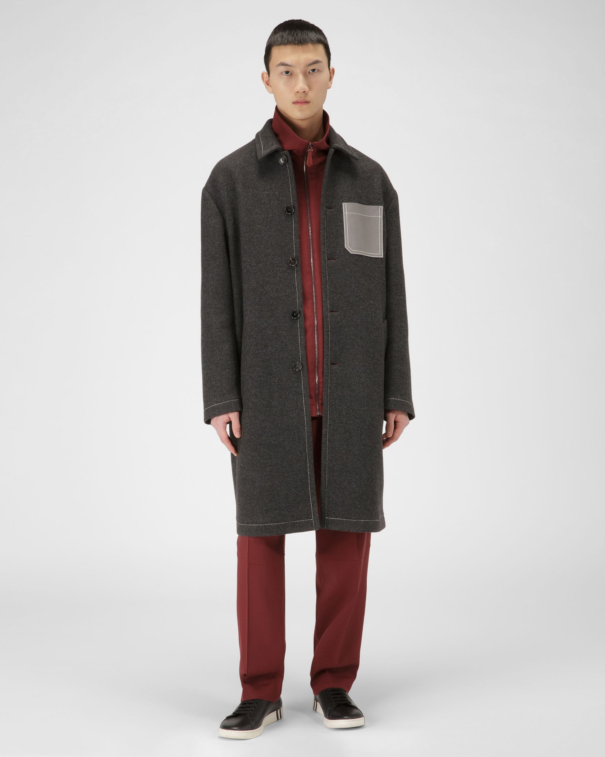 Bally Global - Zapatilla Asher De Piel Negra Para Hombre - Negro