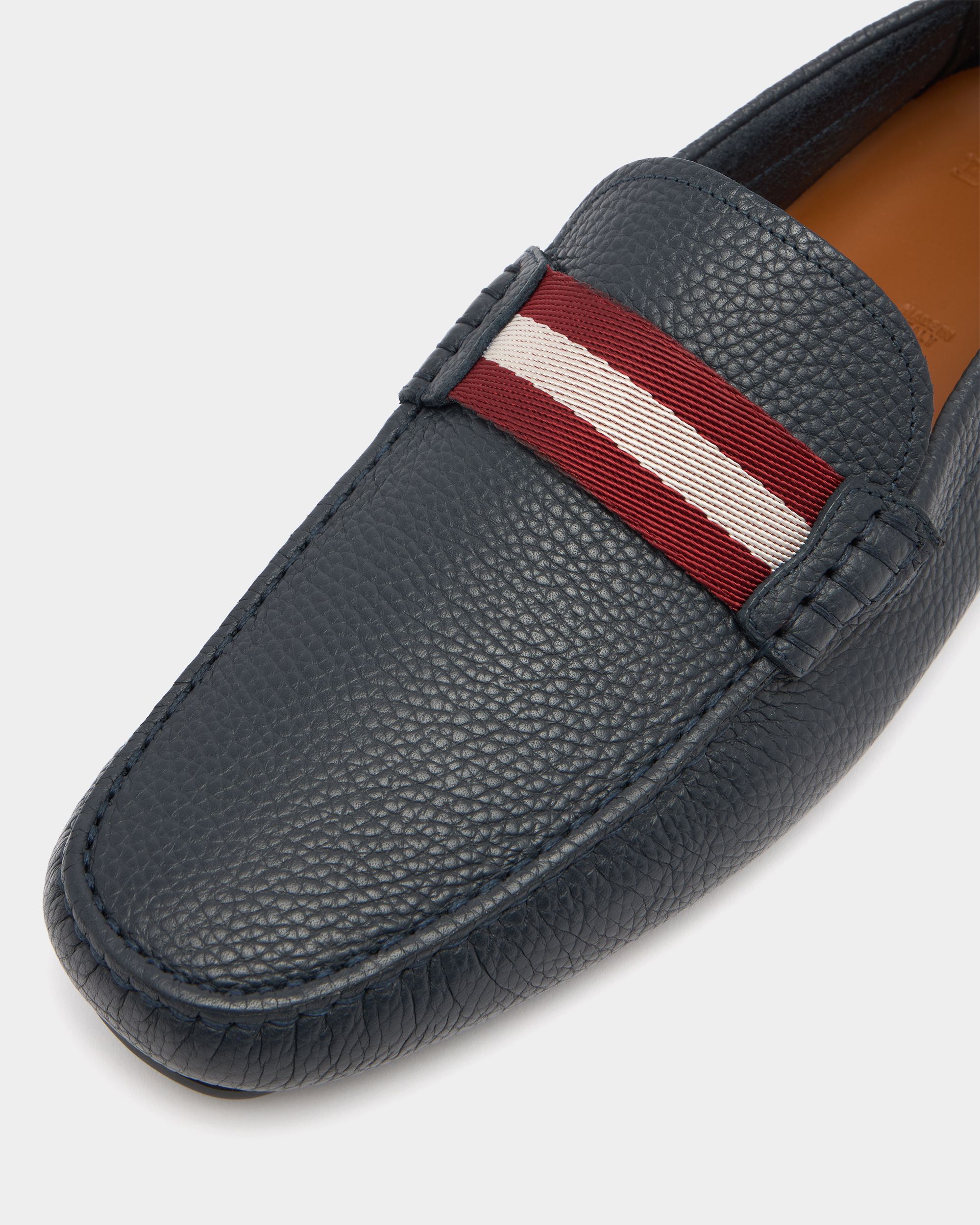 Bally Global - Driver In Blue Leather - Blue