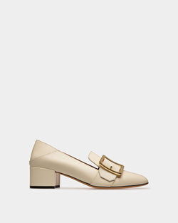 Janelle Leather Pumps In Bone