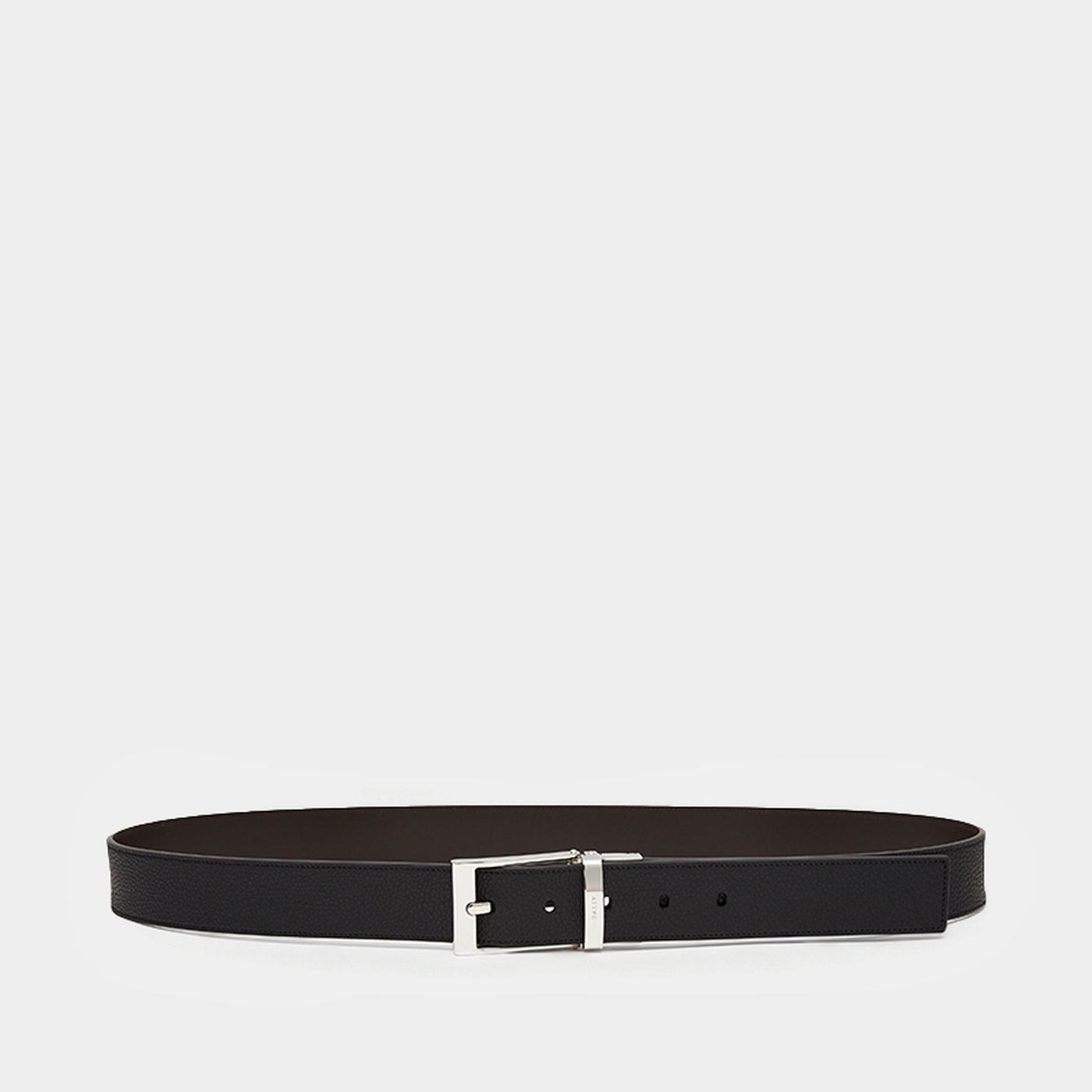 Bally Iconic Buckle Adjustable And Reversible Belt in Black and Ebano Leather main image 0