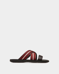 Sandalia De Piel Marrón