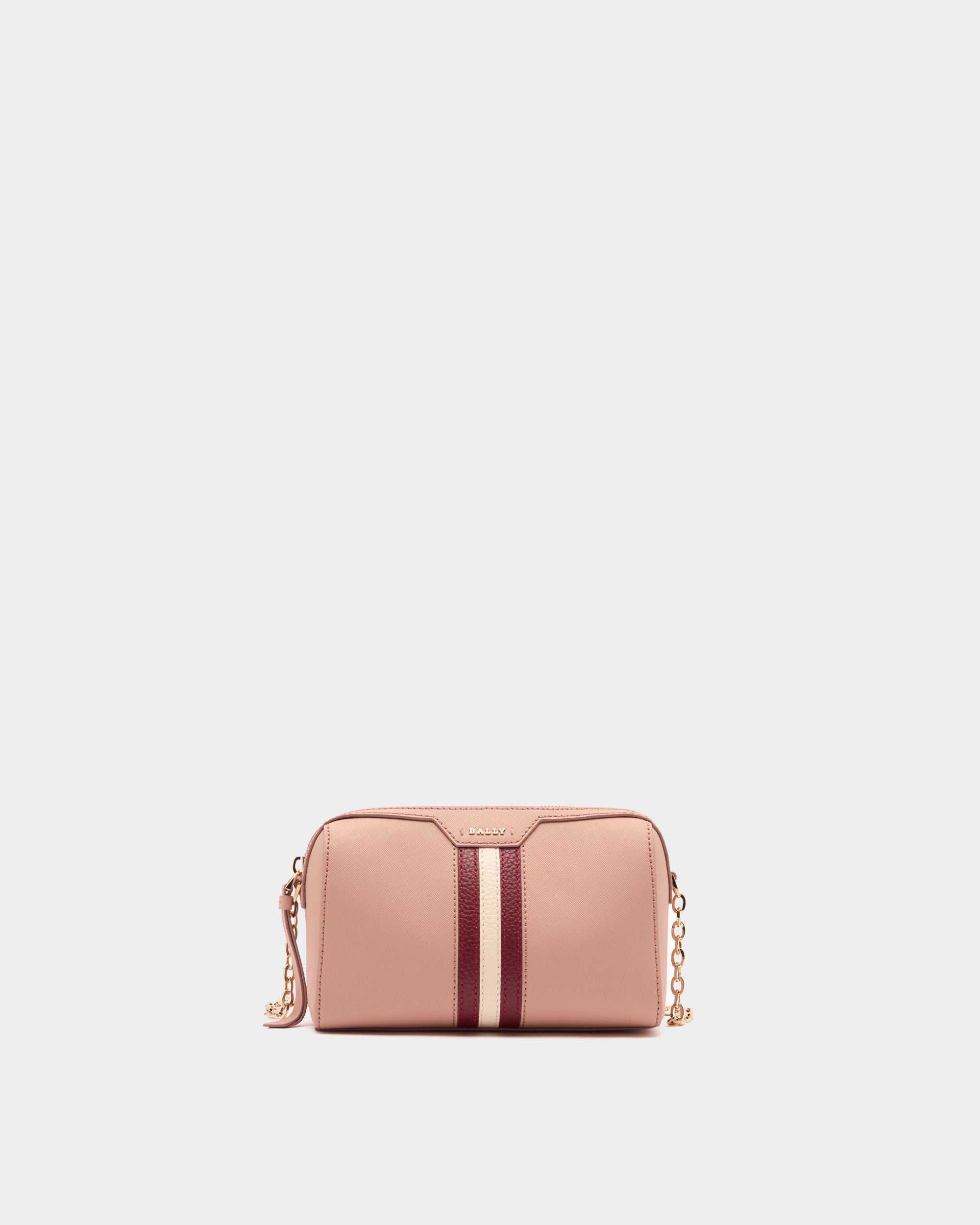 Bally Global - Crossbody Bag In Pink Leather - Pink