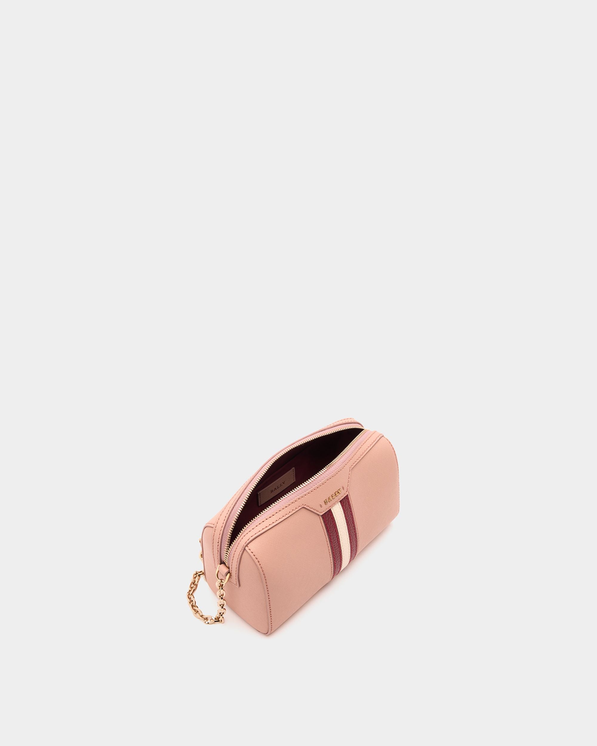 Bally Global - Crossbody Bag In Pink Leather - Pink