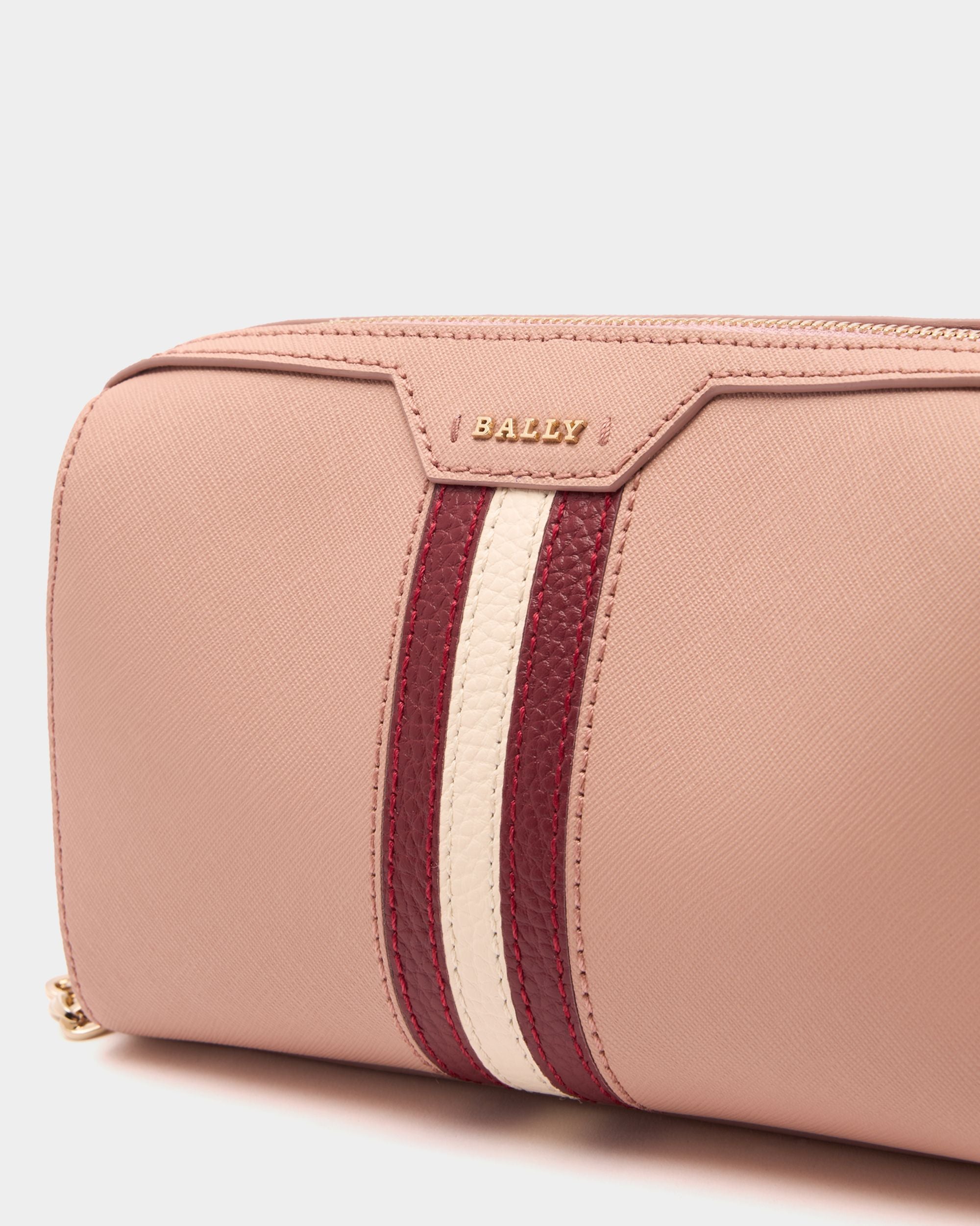 Bally Global - Crossbody Bag In Pink Leather - Pink