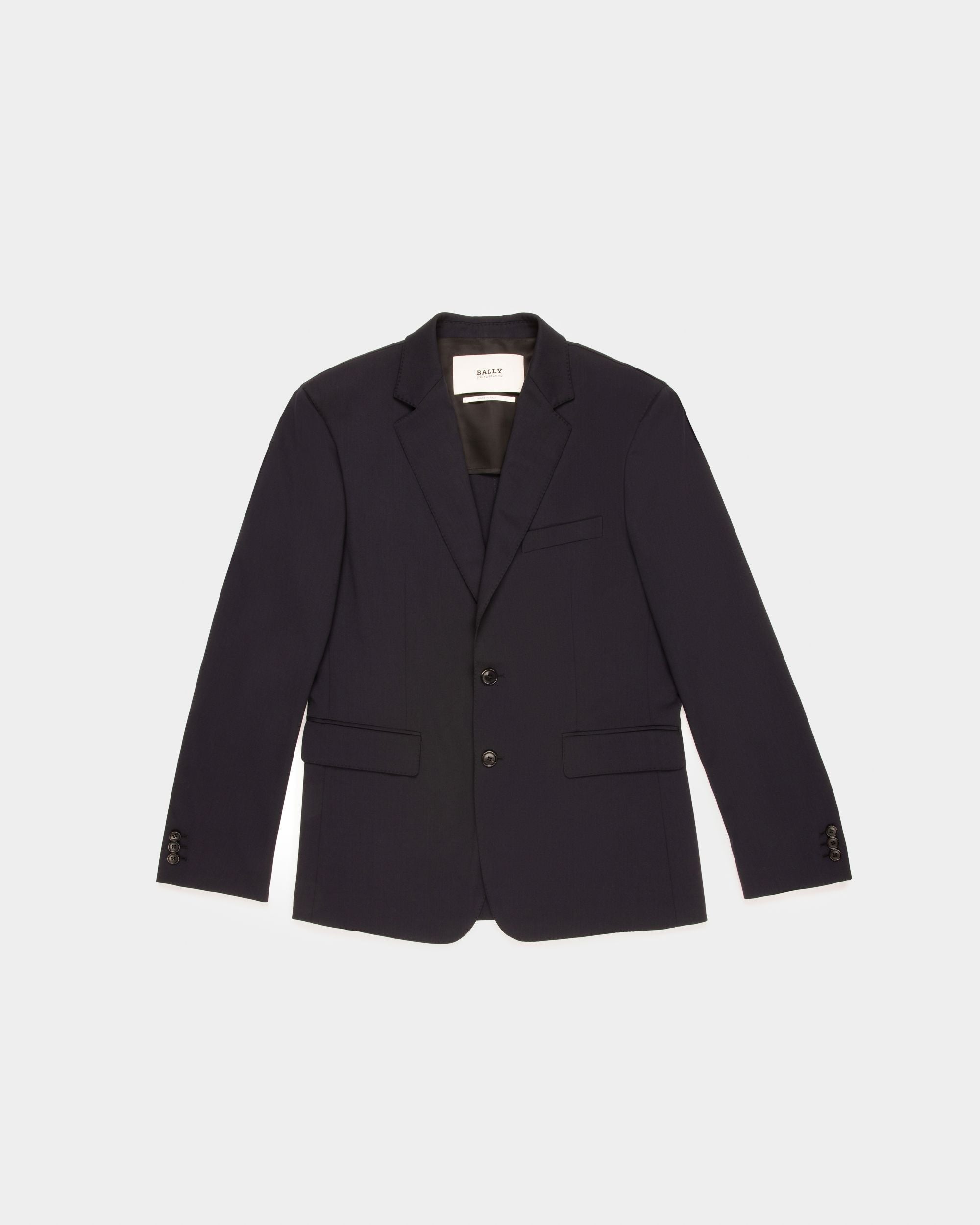 Bally Global - Cotton Jacket In Dark Navy - Blue