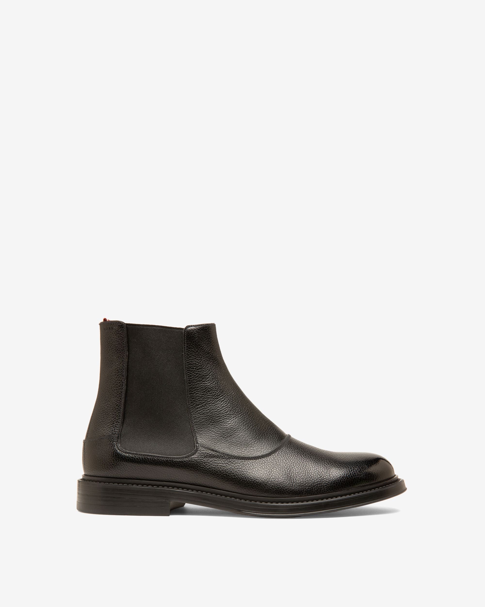 Bally Global - Nimir Botines En Cuero Negro - Negro
