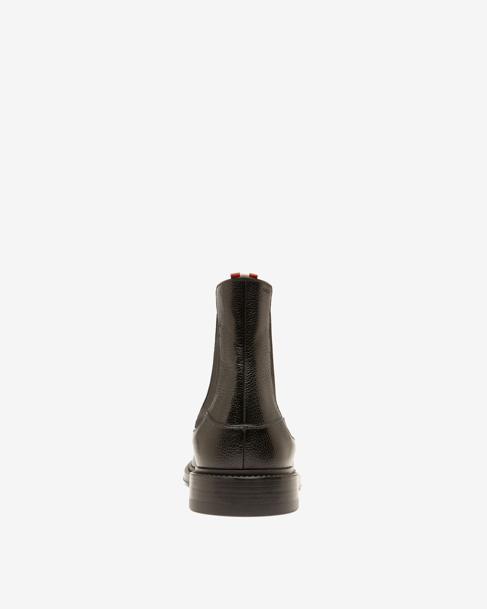 Bally Global - Nimir Botines En Cuero Negro - Negro