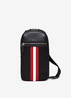 Sling Bag in Black Canvas