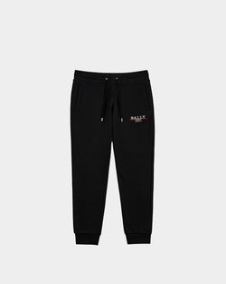 Sweatpants in Black Knit Cotton