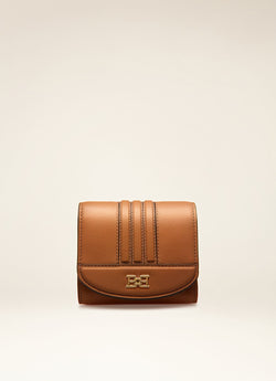 B-Chain Wallet in Brown Leather