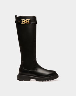 Gaila Leather Boots In Black