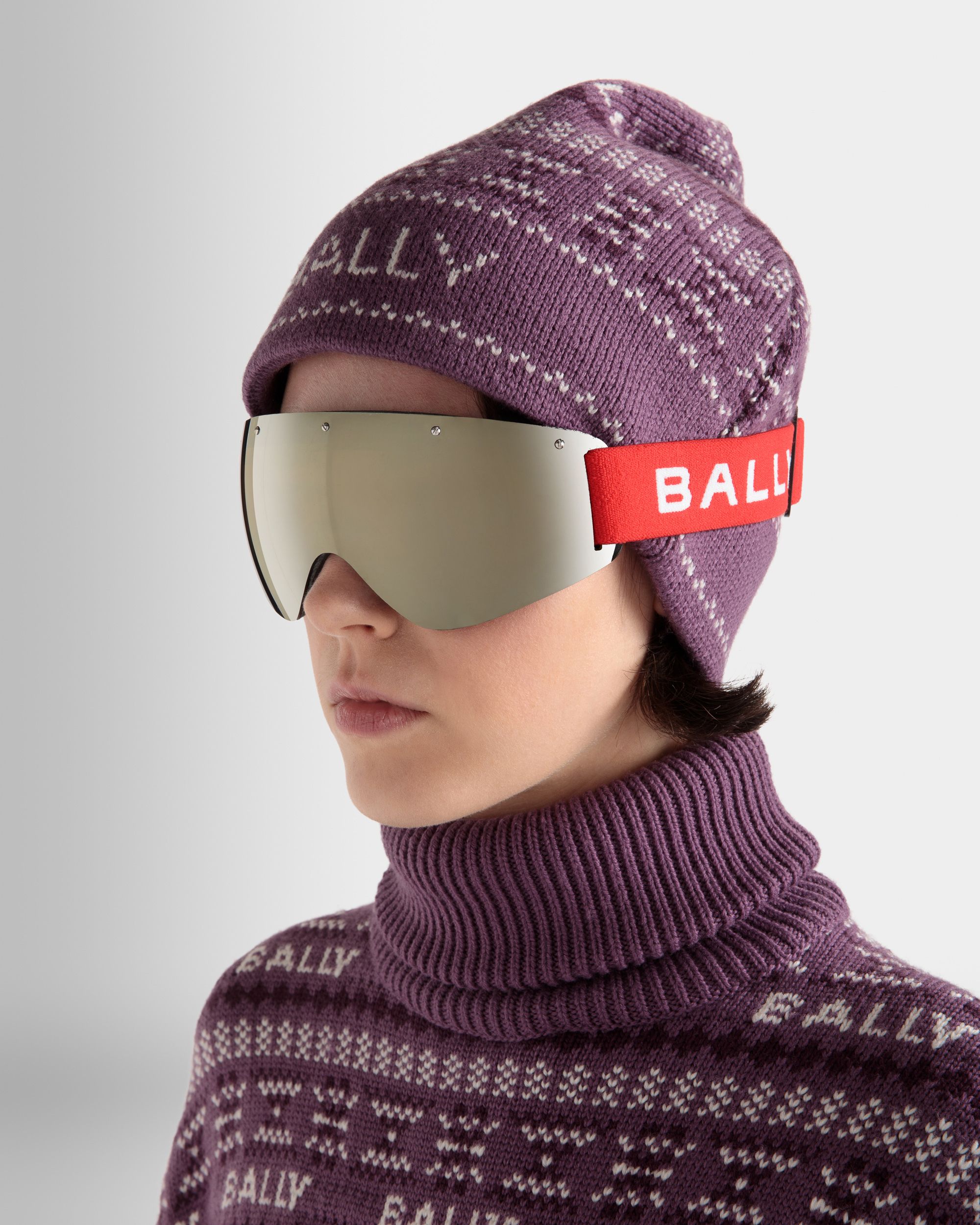 Bally Global - Masque De Ski Mountain Finition Jaune Miroitant - Jaune