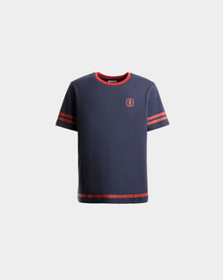 520 T-Shirt In Navy Blue Cotton