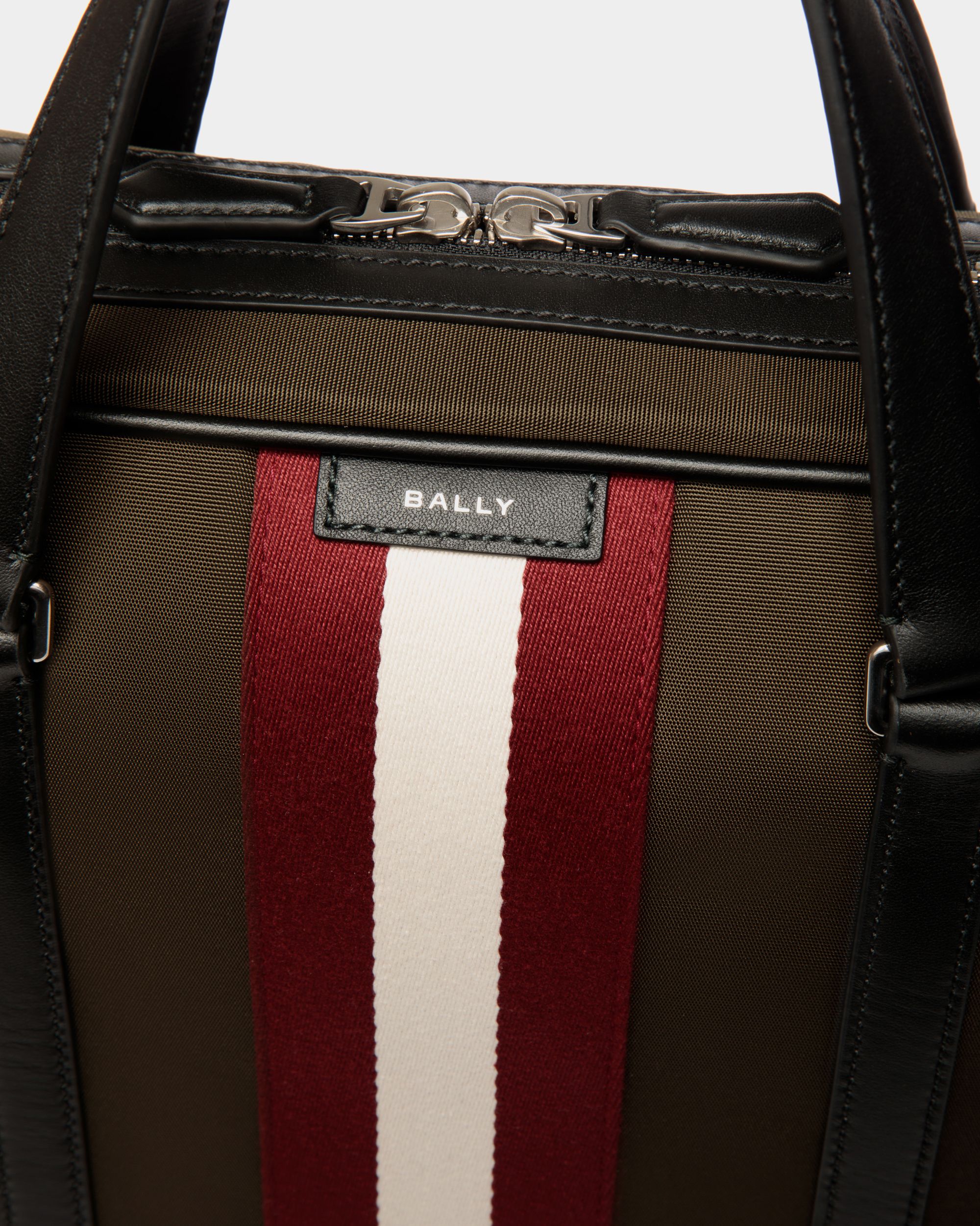 Bally Global - Maletín Code De Nailon Military Green - Verde