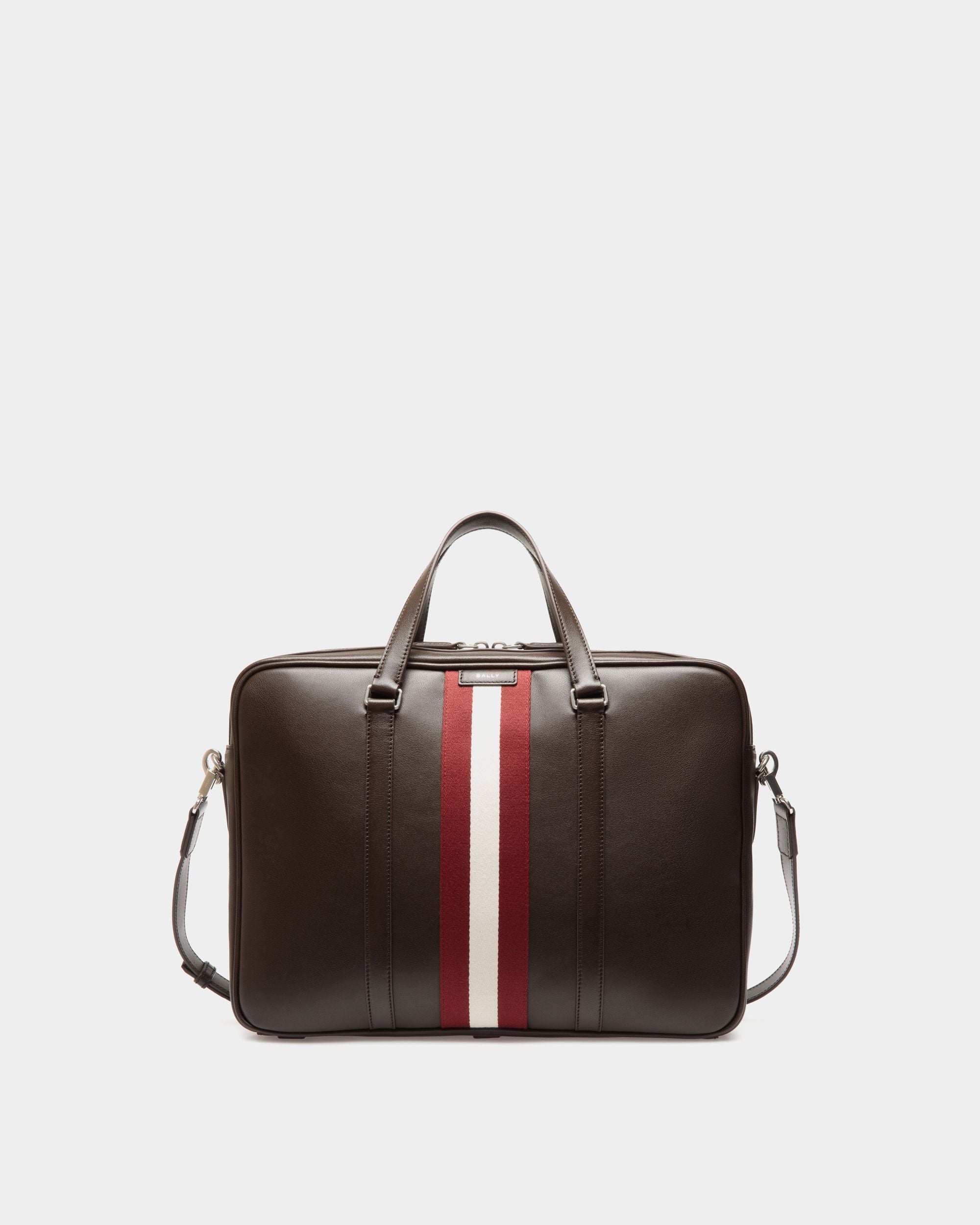 Bally Global - Maletín Code De Piel Ébano - Marrón