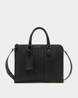 Beckett Briefcase in Black Leather