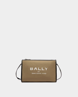 Arkle Logo Crossbody Bag in Canvas And Leather