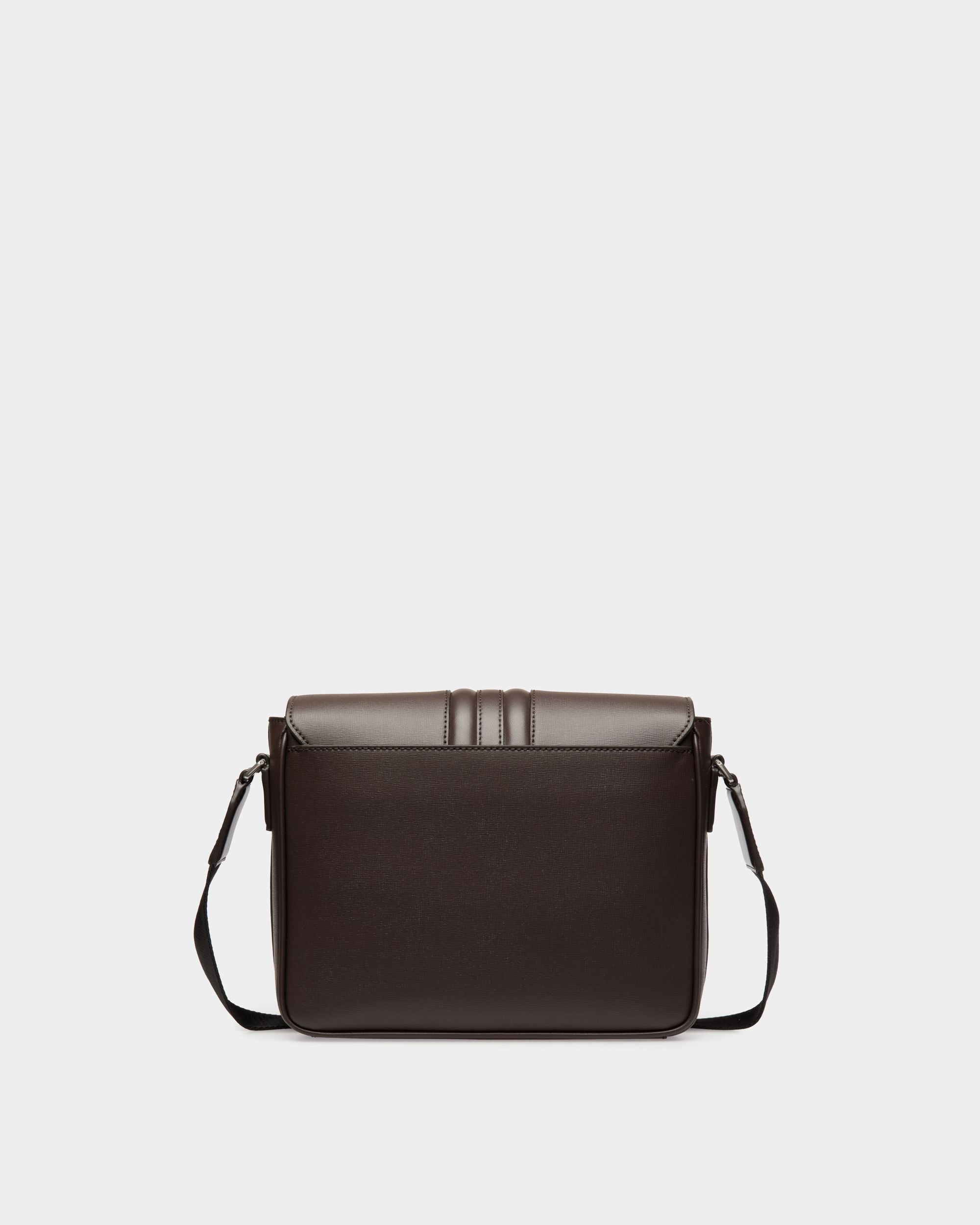 Bally Global - Mythos Crossbody Bag in Ebano Recycled Leather - Brown