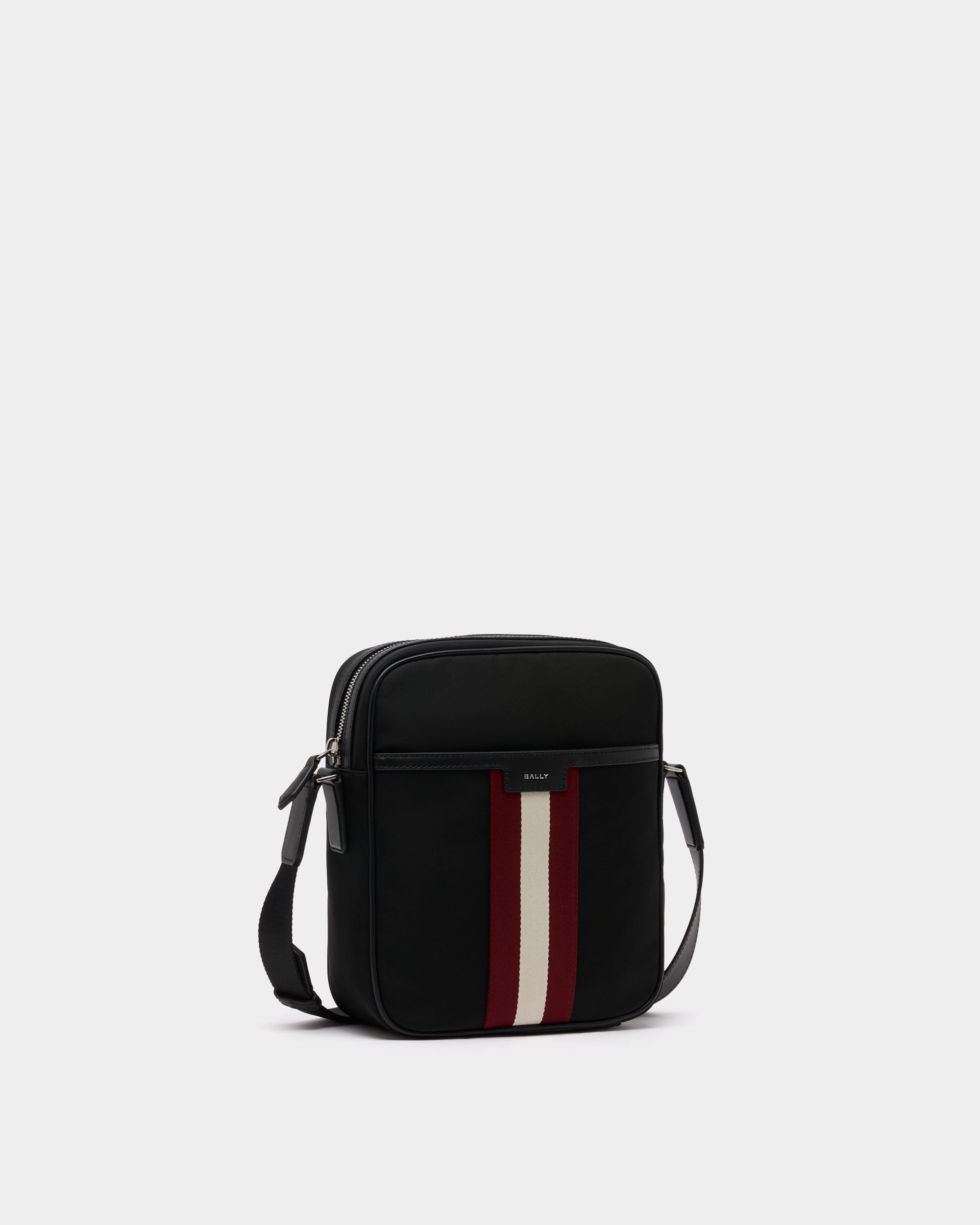 Bally Global - Code Crossbody Bag in Black Nylon - Black