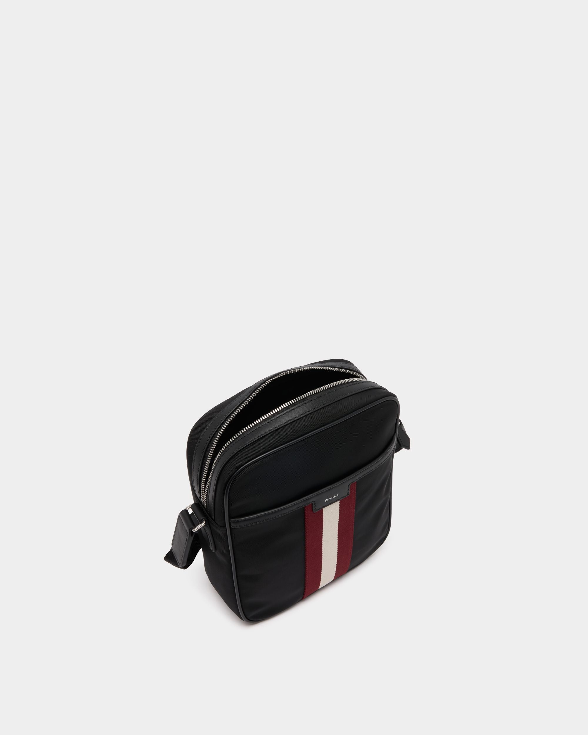 Bally Global - Code Crossbody Bag in Black Nylon - Black