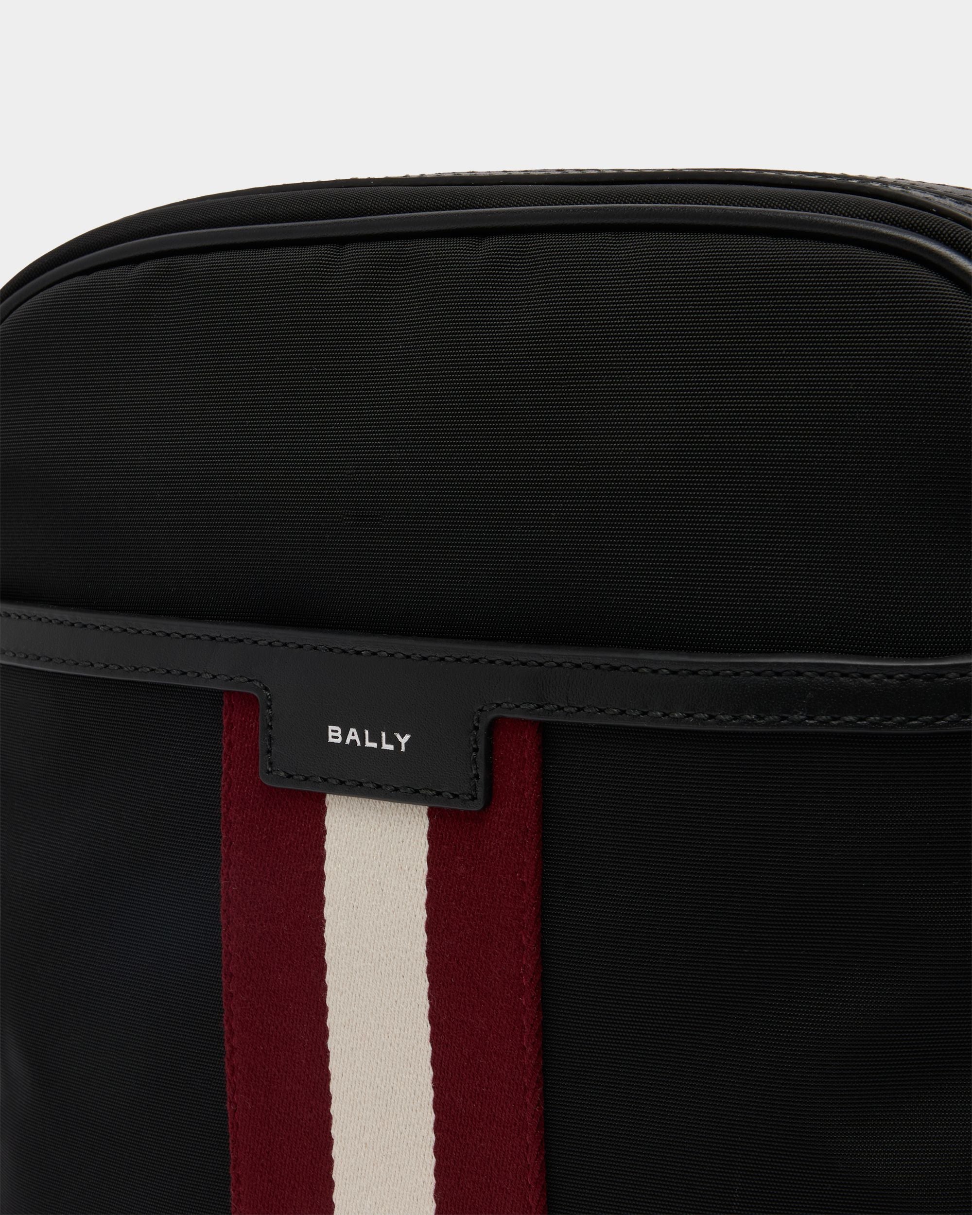 Bally Global - Code Crossbody Bag in Black Nylon - Black