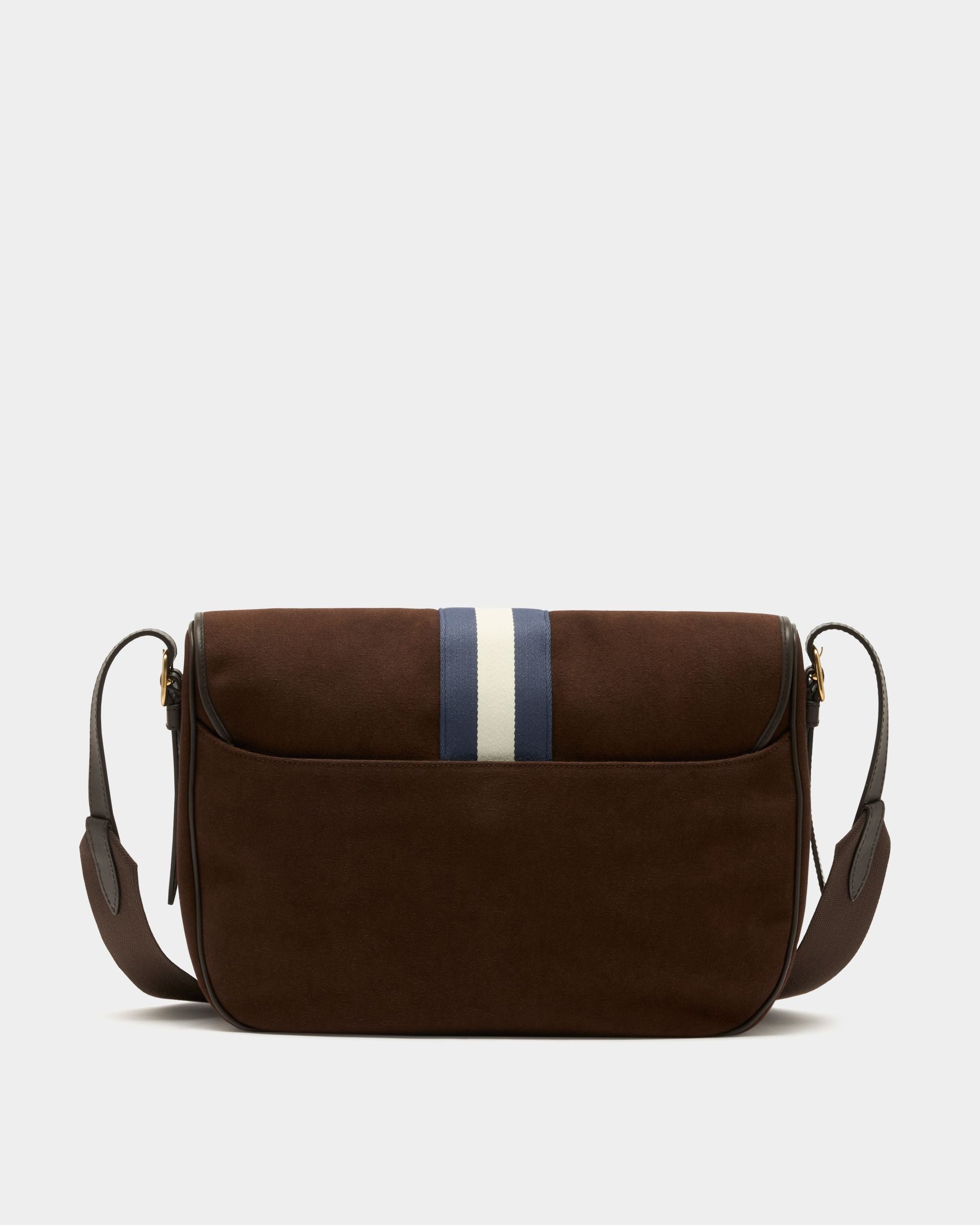 Bally Global - Sac À Bandoulière Beckett En Toile De Coton Marron - Marron