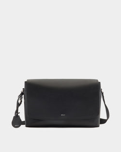 Capitol Messenger Bag In Black Leather