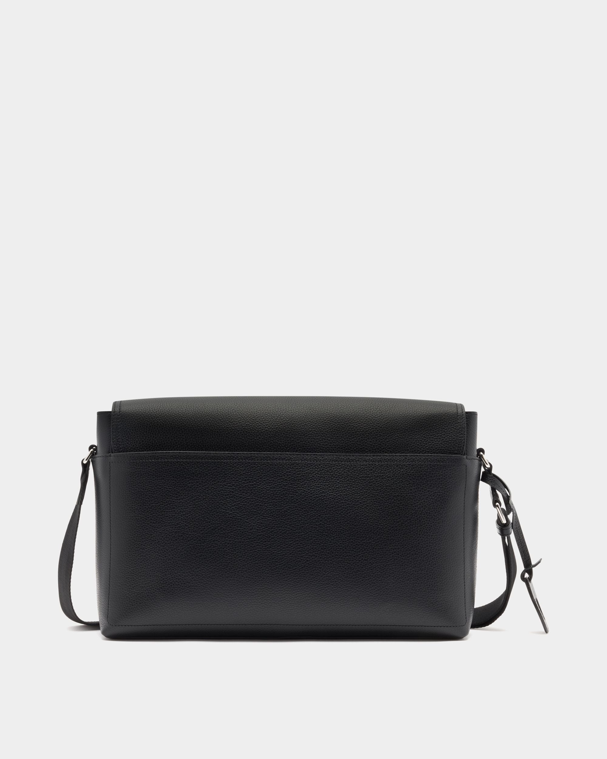Bally Global - Capitol Messenger Bag In Black Leather - Black