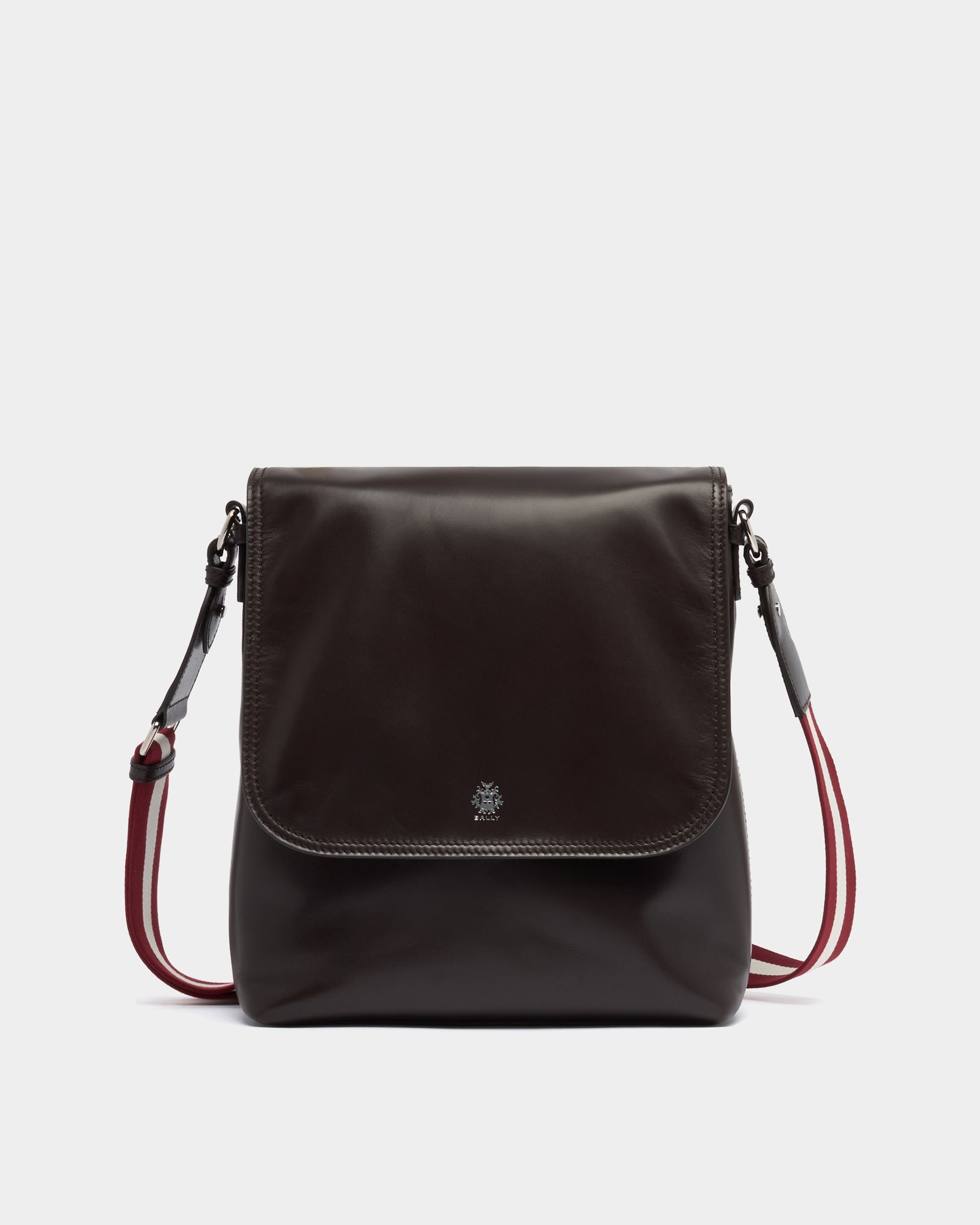 Bally Global - Sac À Bandoulière Ray En Cuir Chocolate - Marron