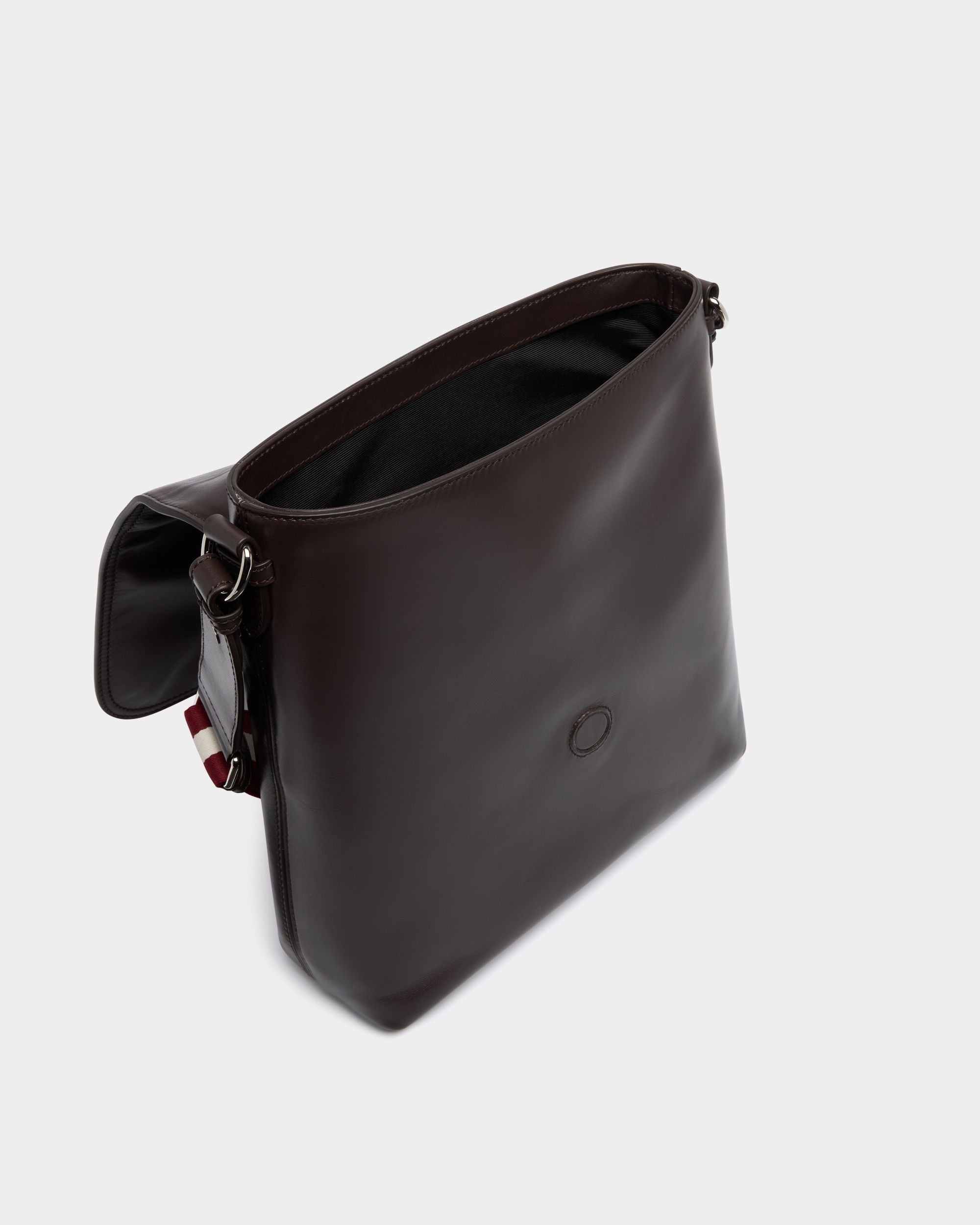 Bally Global - Sac À Bandoulière Ray En Cuir Chocolate - Marron