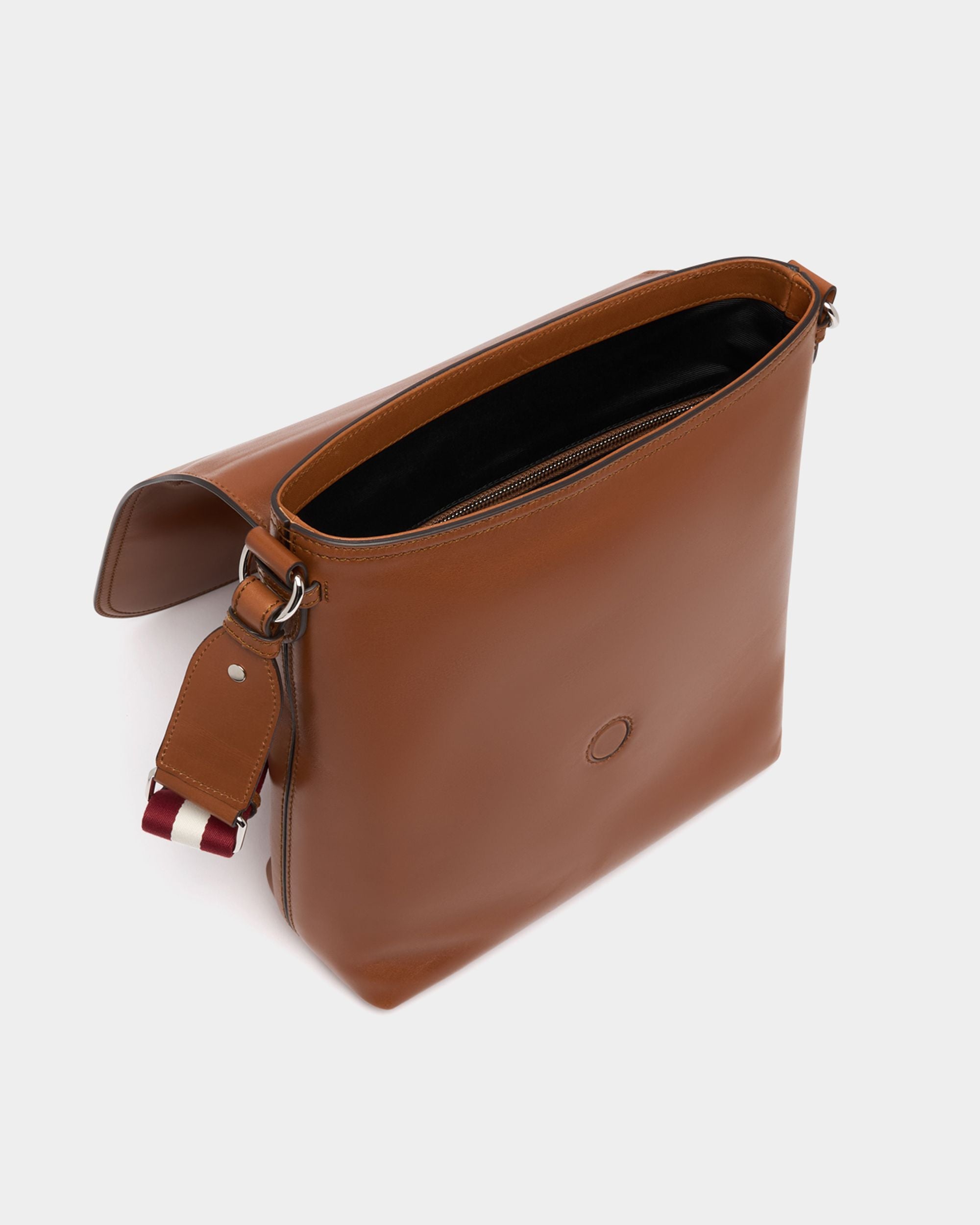 Bally Global - Sac à bandoulière Ray en cuir Amber Brown - Marron