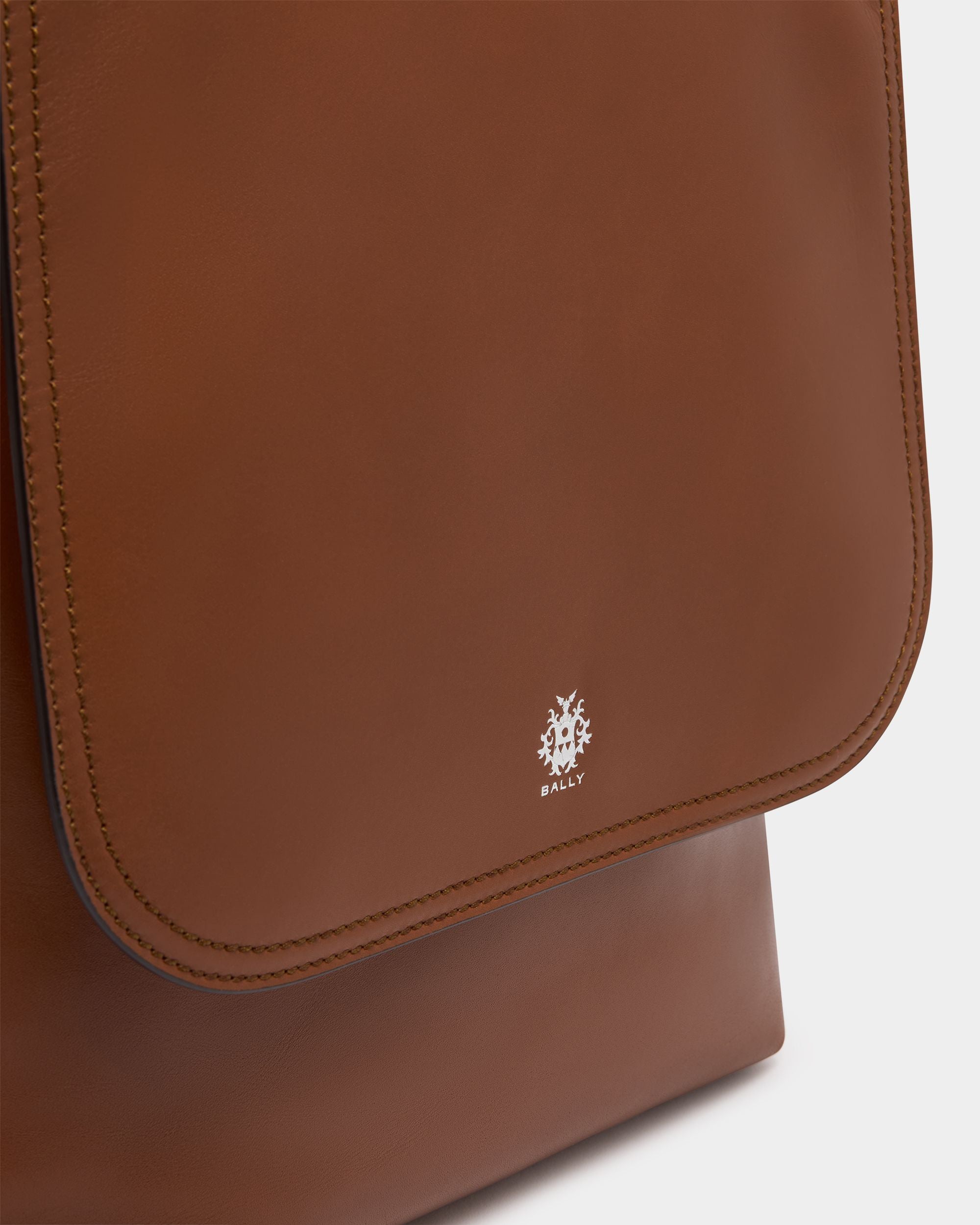 Bally Global - Sac à bandoulière Ray en cuir Amber Brown - Marron