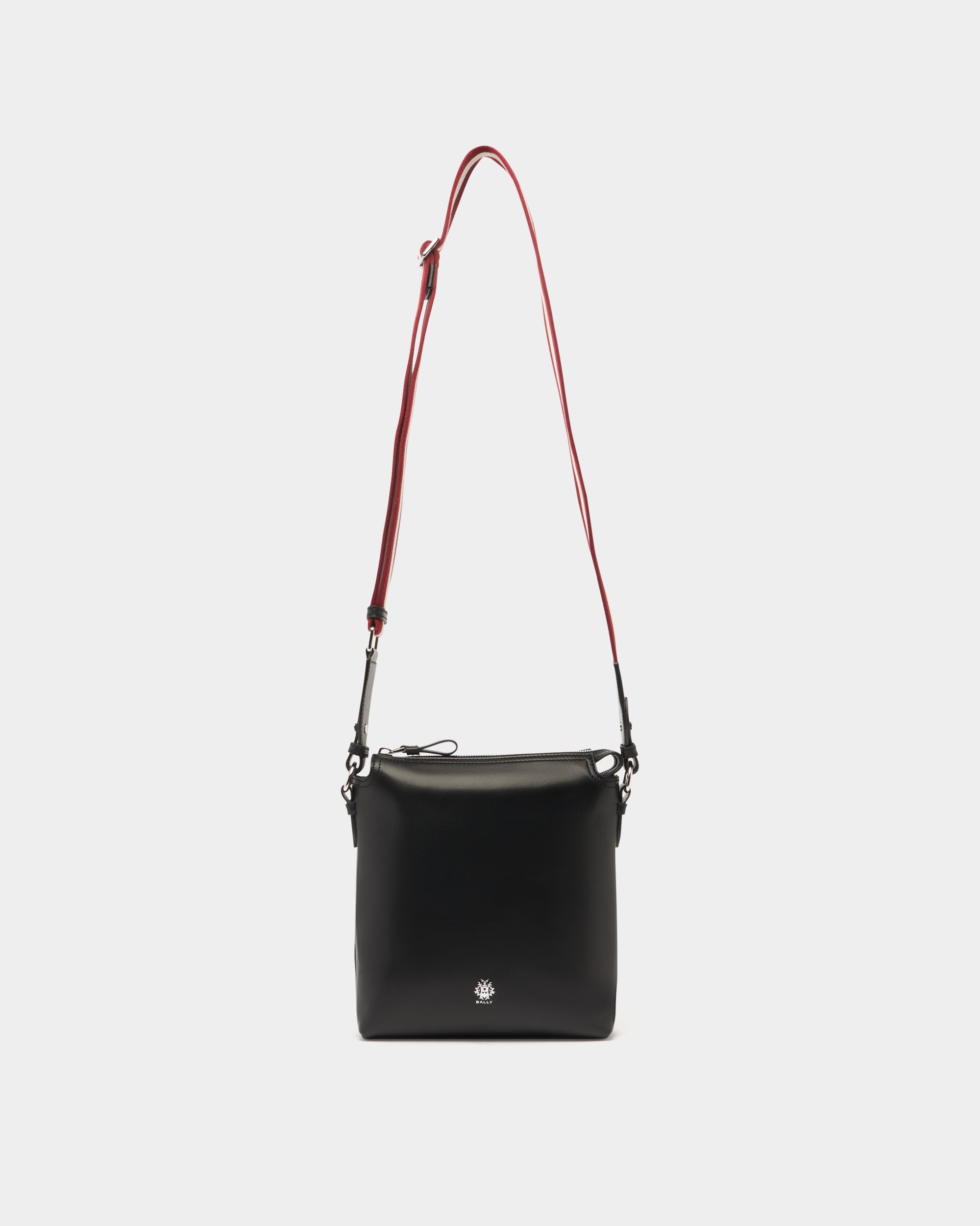 Bally Global - Ray Crossbody Bag in Black Leather - Black