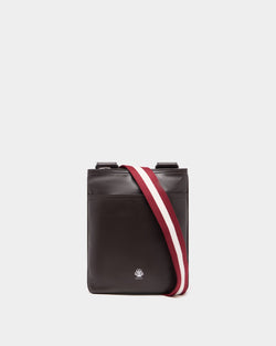 Ray Crossbody Bag in Chocolate Leather