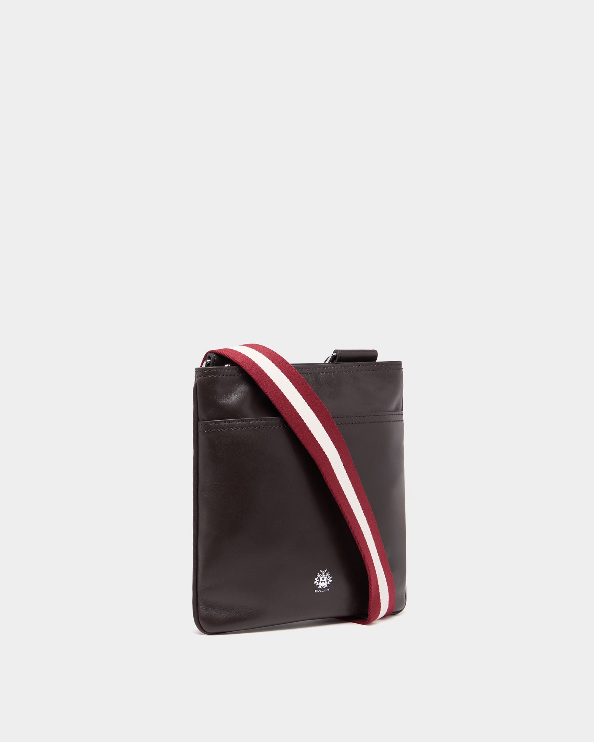 Bally Global - Ray Crossbody Bag in Chocolate Leather - Brown