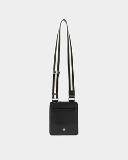 Ray Crossbody Bag in Black Leather