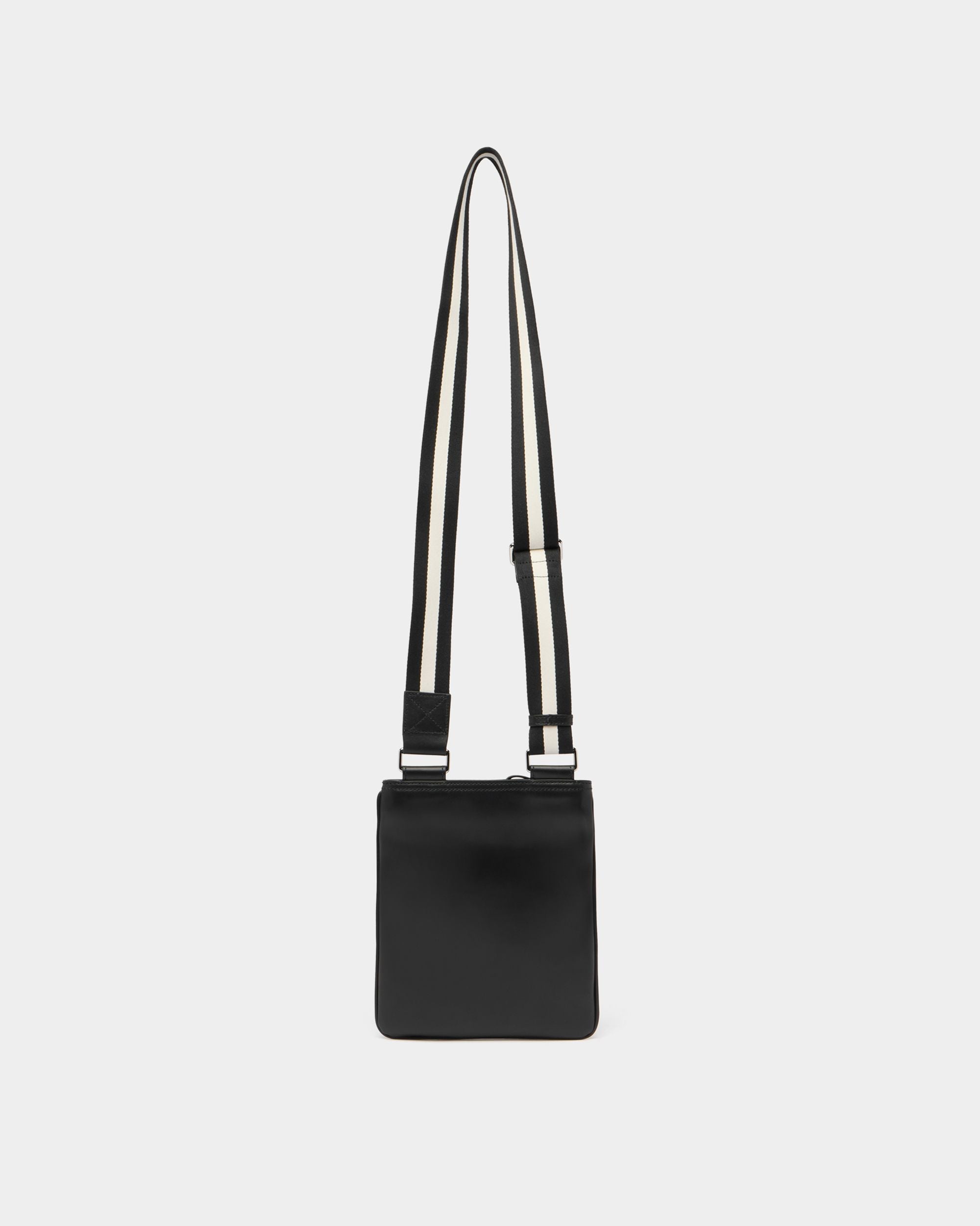 Bally Global - Ray Crossbody Bag in Black Leather - Black