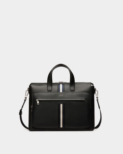 Briefcase in Black Leather
