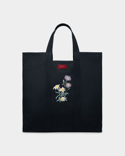 Bolso Tote Easy Bally En Lona De Algodón Navy Blue Para Hombre