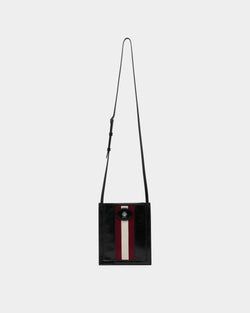 Beckett Crossbody Bag in Black Leather