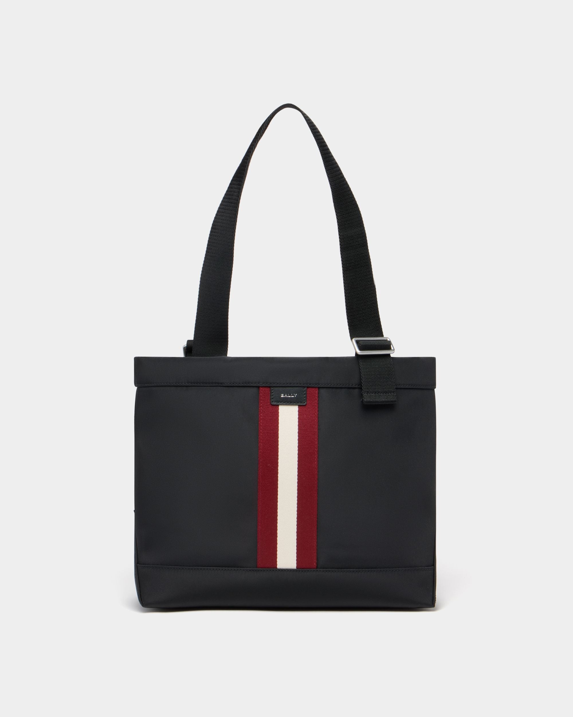 Bally Global - Code Tote Bag in Black Nylon - Black