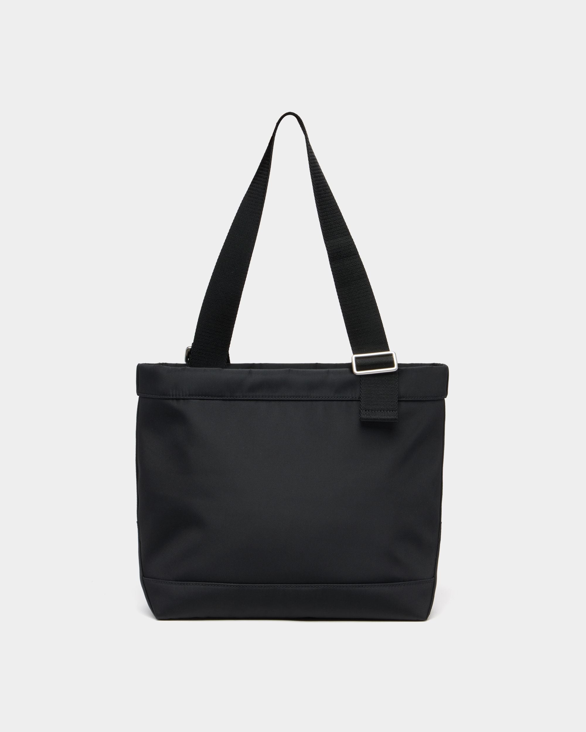 Bally Global - Code Tote Bag in Black Nylon - Black