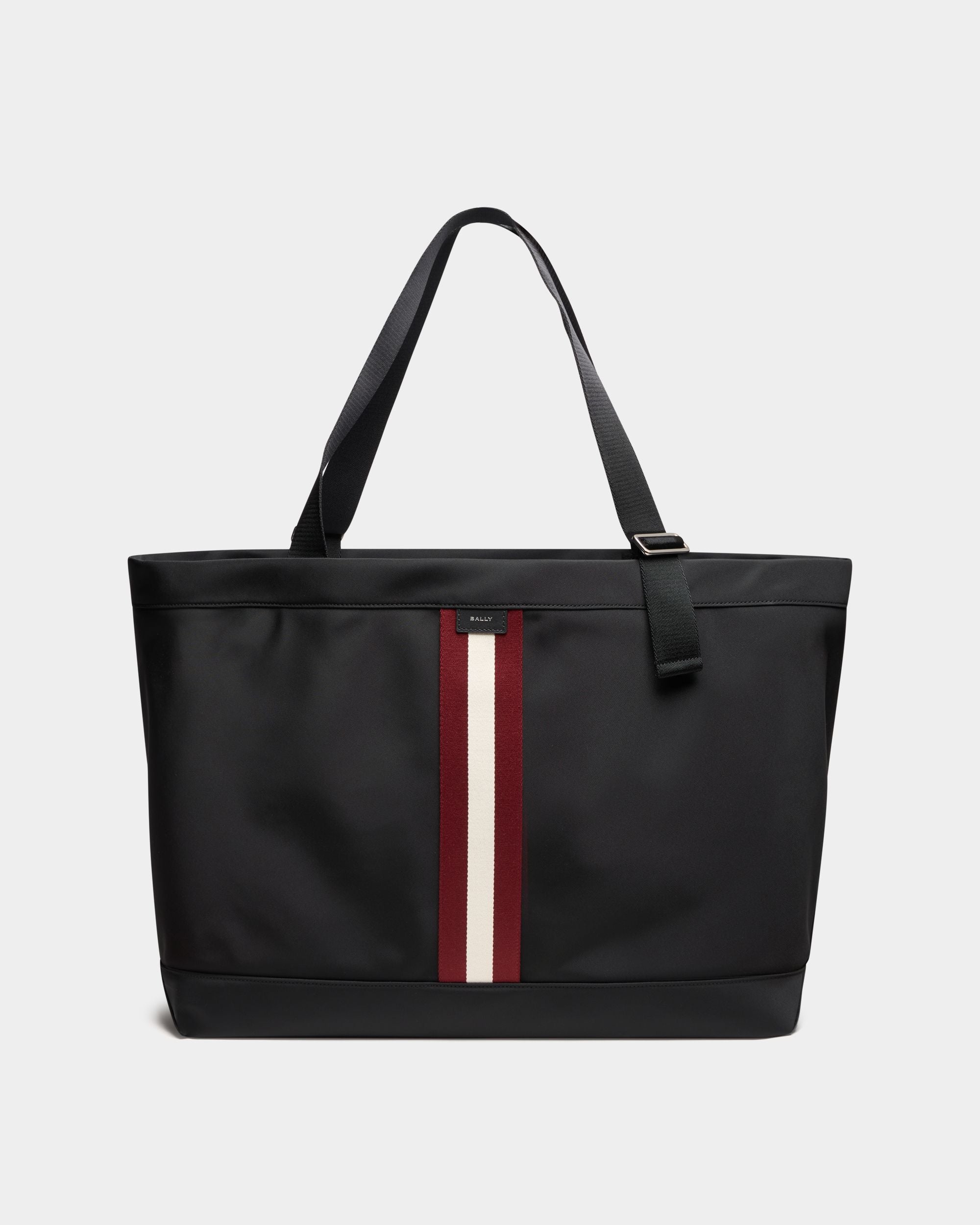 Bally Global - Code Tote Bag in Black Nylon - Black