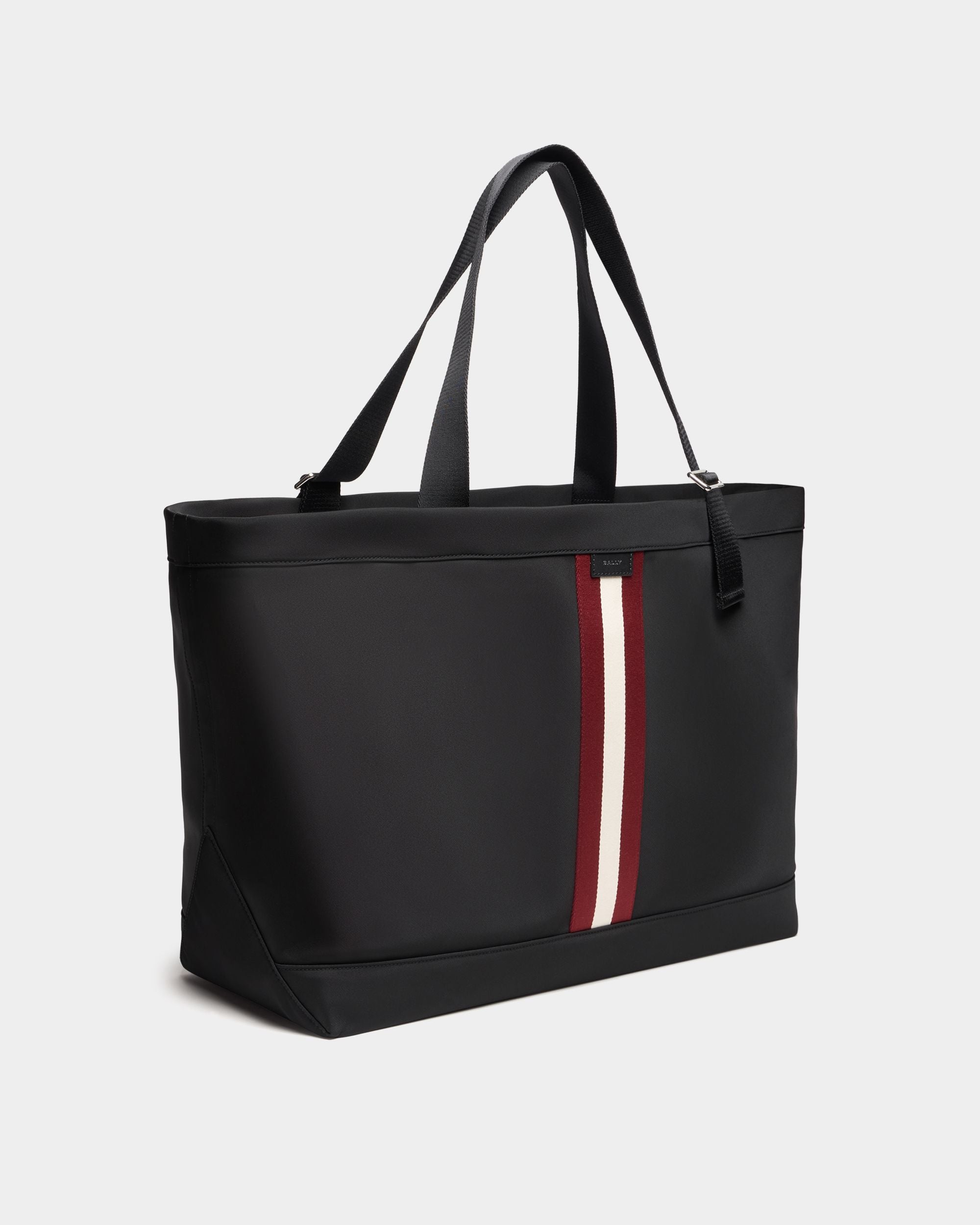 Bally Global - Code Tote Bag in Black Nylon - Black