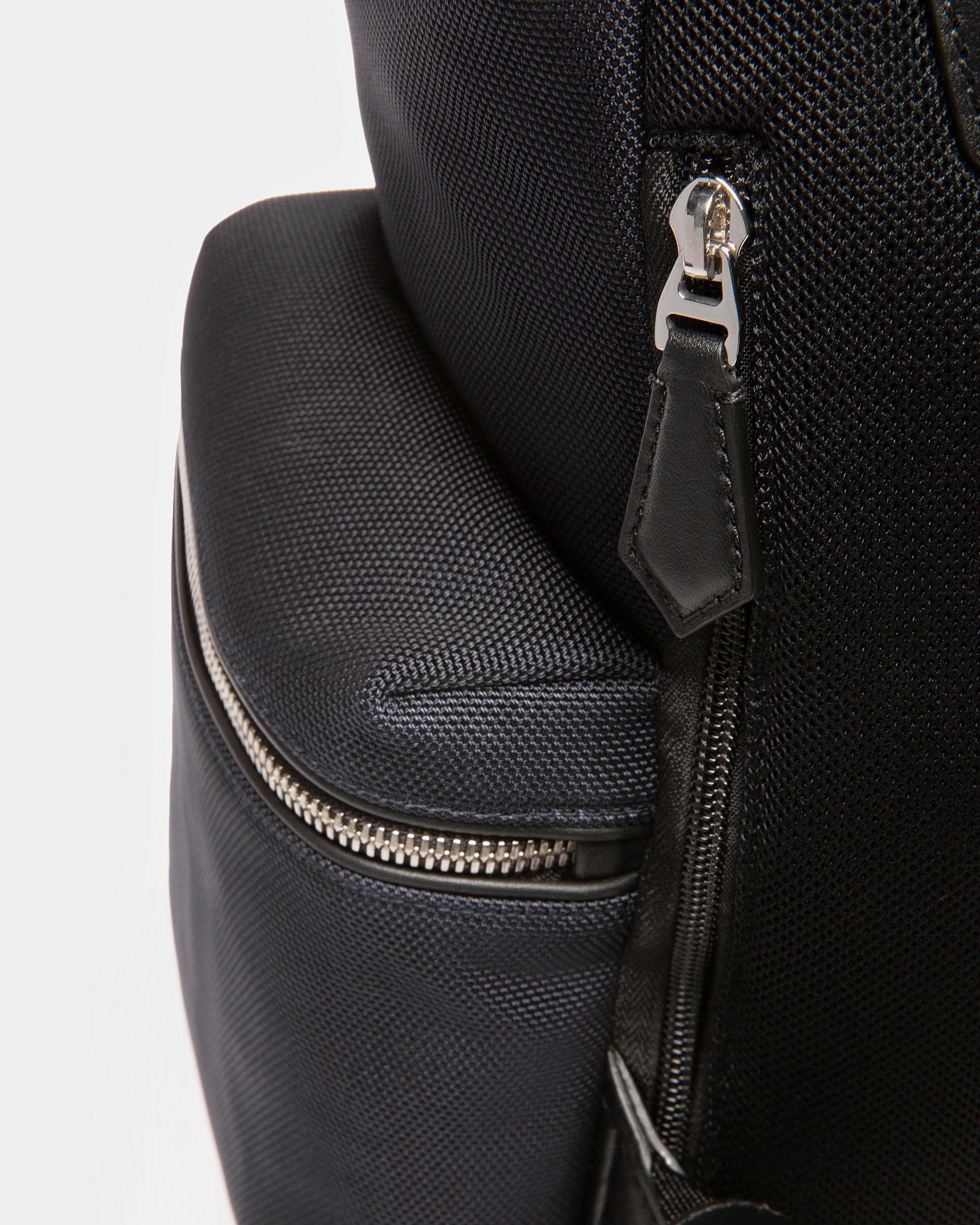 Bally Global - Cliford Small Leather And Nylon Backpack In Midnight - Blue