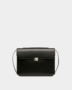 Banque Business Bag In Black Leather