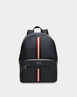 Backpack in Blue Leather